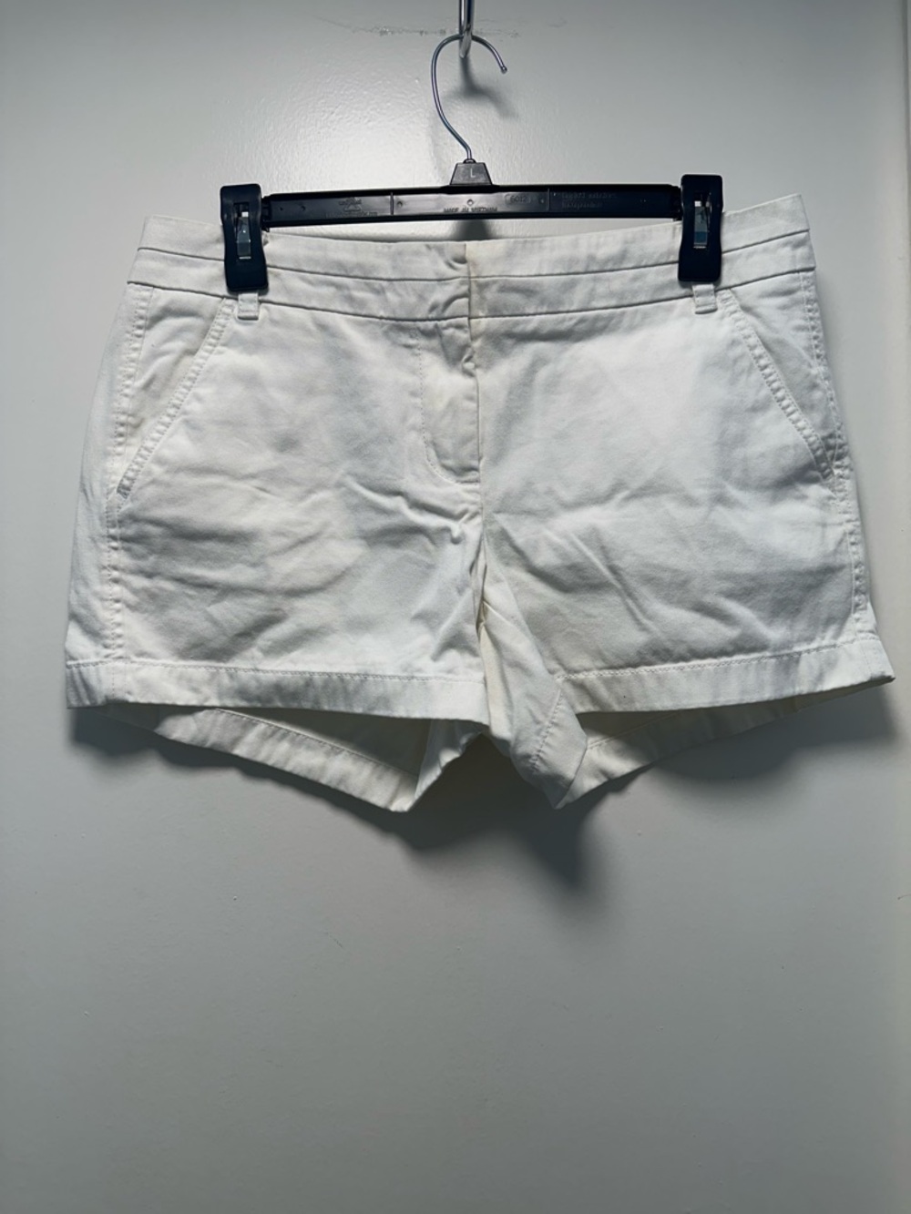 J. Crew White Chino Bermuda Shorts